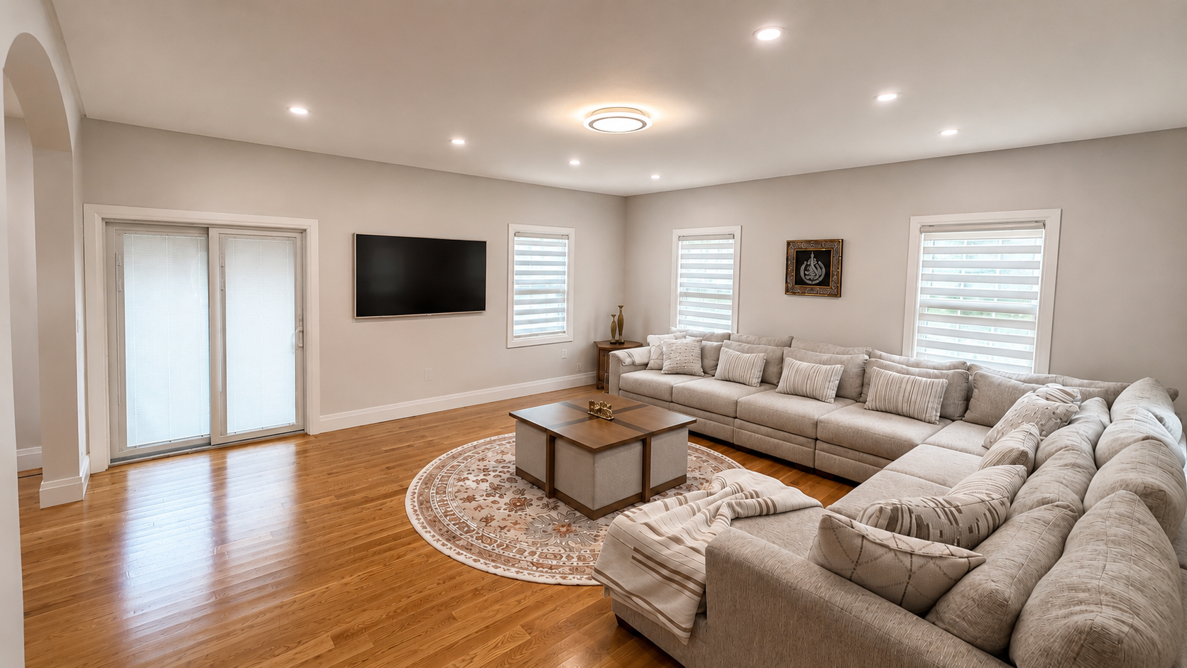 Hardwood Living Room